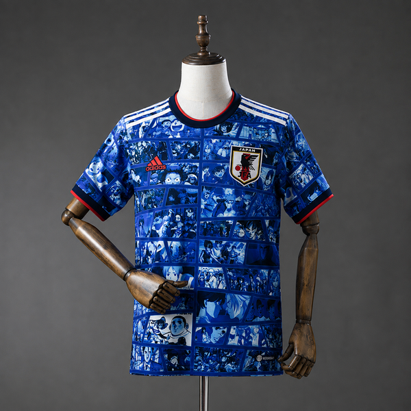 Camiseta Japón Edición Especial Anime Legends Manga Azul Adultos