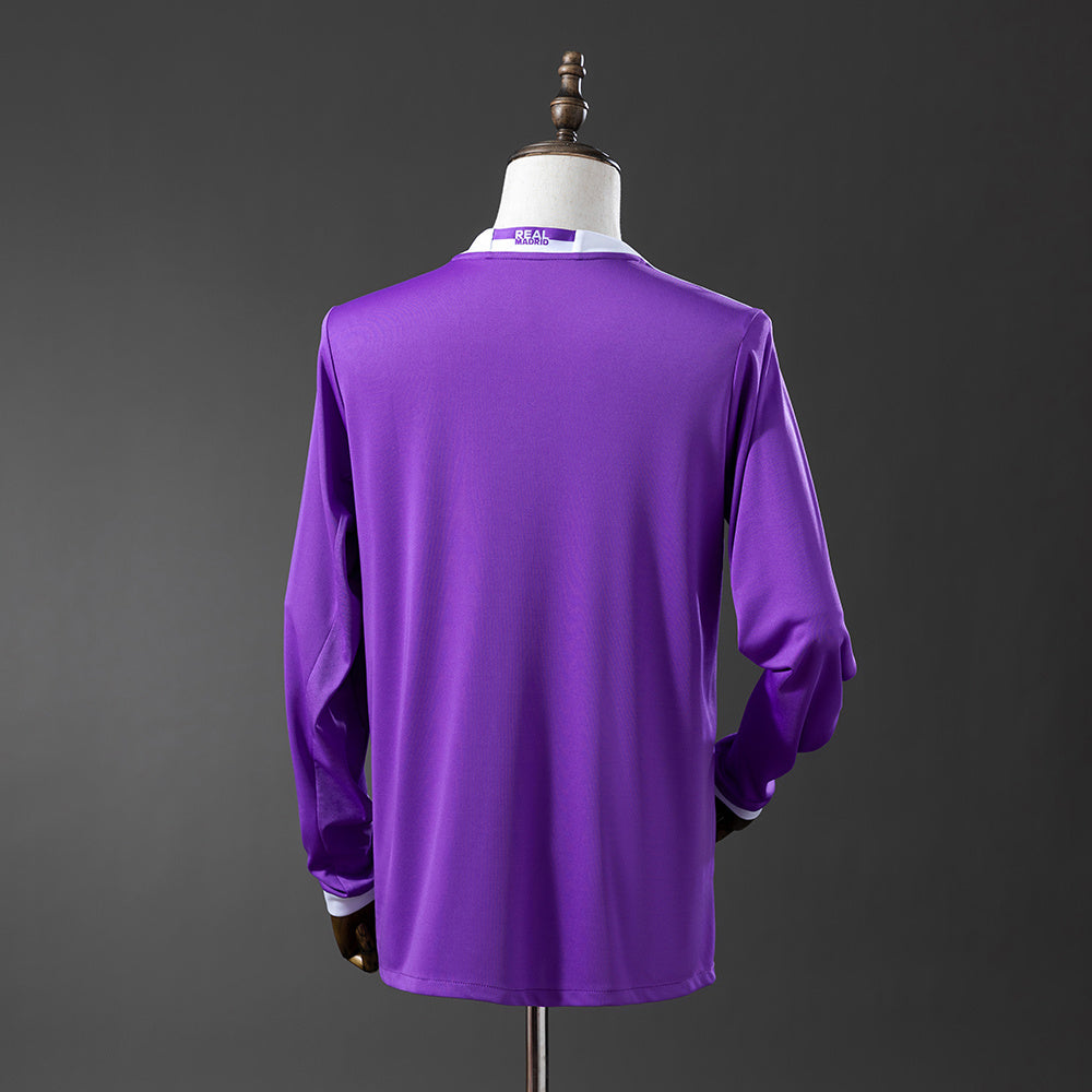 Camiseta Real Madrid 16/17 Visitante Manga Larga Adultos