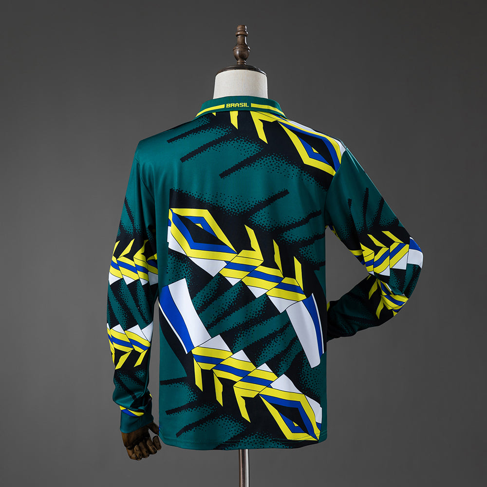 Camiseta Brasil Portero Manga Larga 1996/97 Adultos