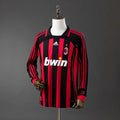 Camiseta AC Milan 2006/2007 Local Adultos Manga Larga