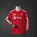 Camiseta Liverpool Local 26/27 Manga Larga Adultos