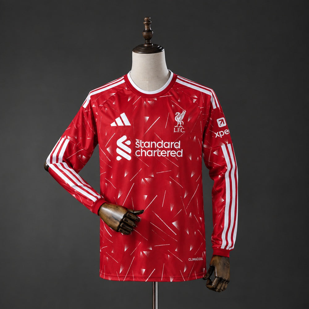 Camiseta Liverpool Local 26/27 Manga Larga Adultos