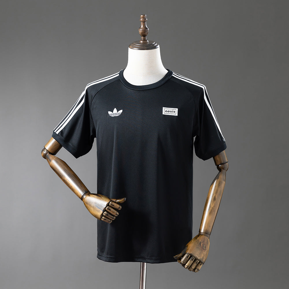 Camiseta Oasis Band Retro Black Adultos