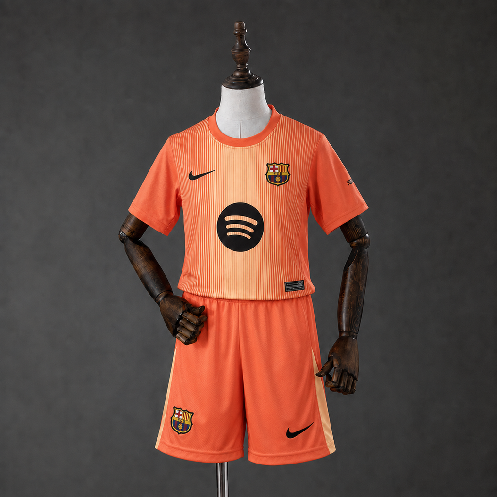 Camiseta + Short FC Barcelona 25/26 Portero Niños