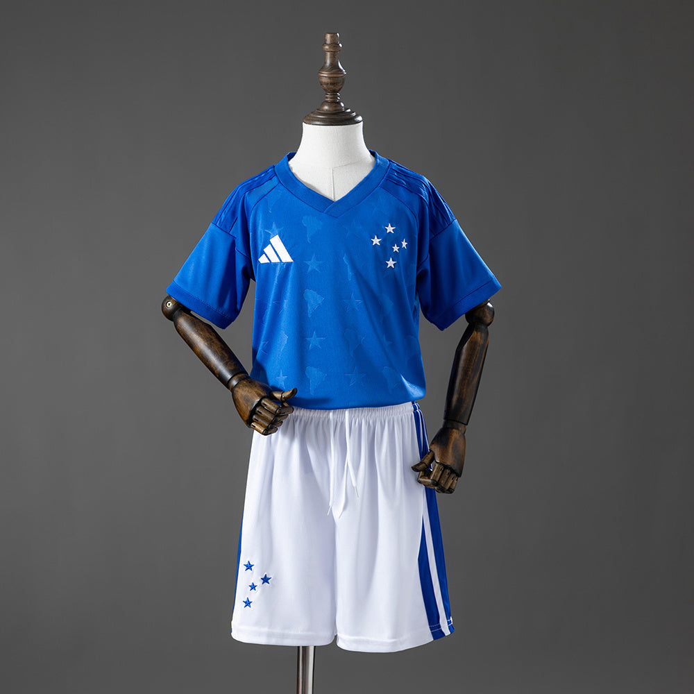Camiseta + Short Cruzeiro Local 26/27 Niños