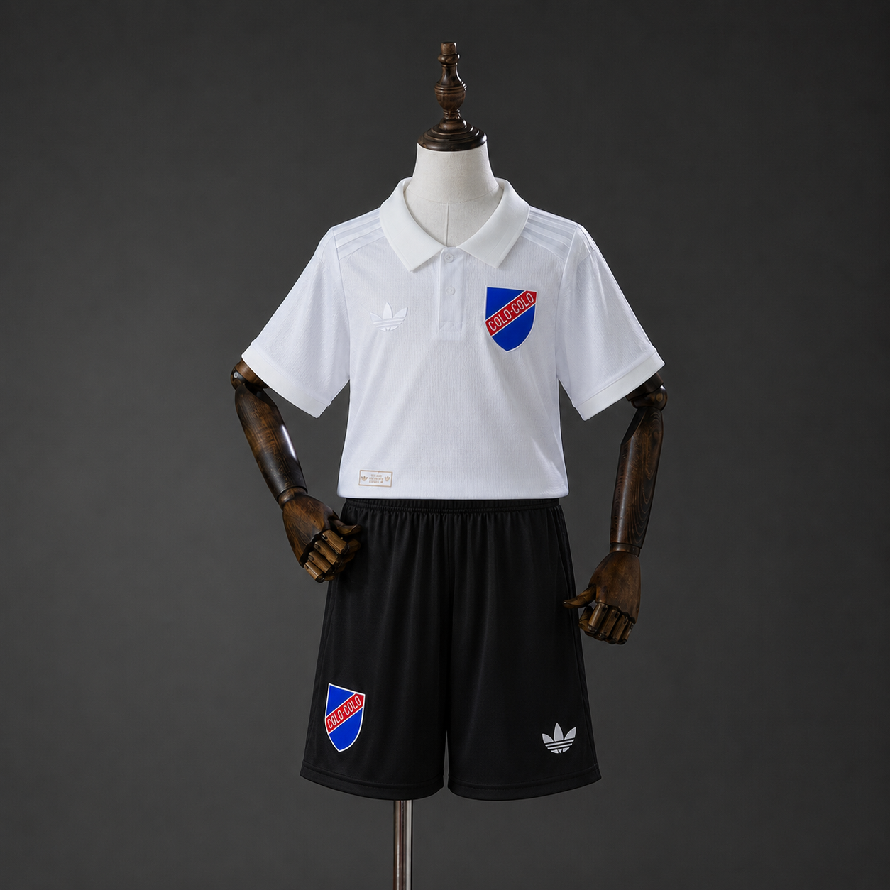 Camiseta + Short Colo-Colo Local 25/26 Niños Centenario 100 Años