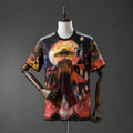 Camiseta Japón Edición Especial One Piece Luffy Fuego Adultos