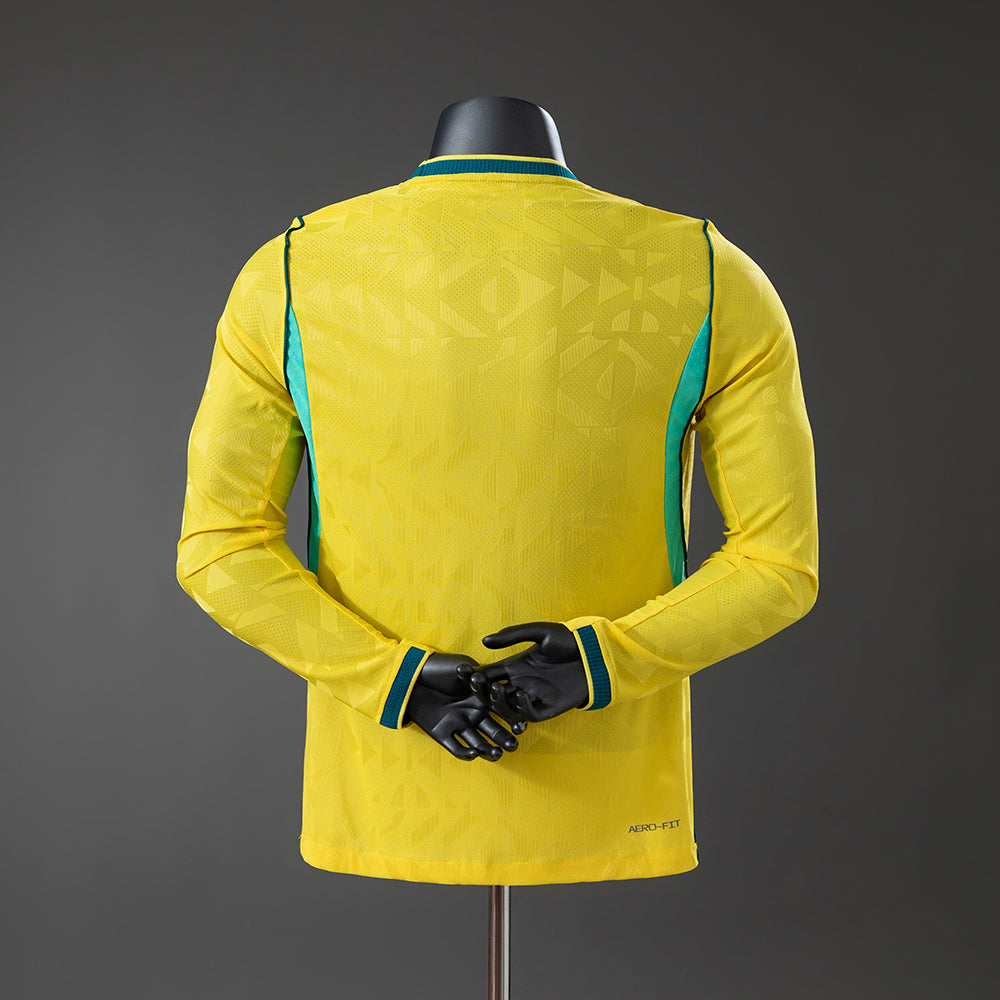 Camiseta Brasil Local 26/27 Adultos Manga Larga [PLAYER VESION]