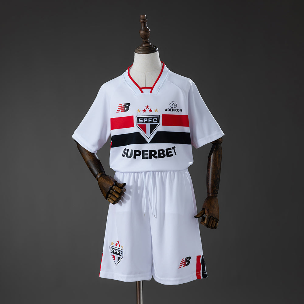 Camiseta + Short Sao Paulo Visitante 26/27 Niños