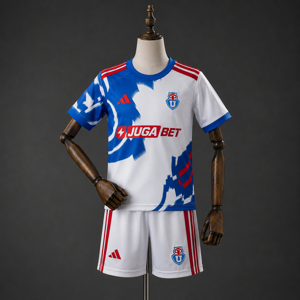 Camiseta + Short Universidad de Chile Visitante25/26 Niños
