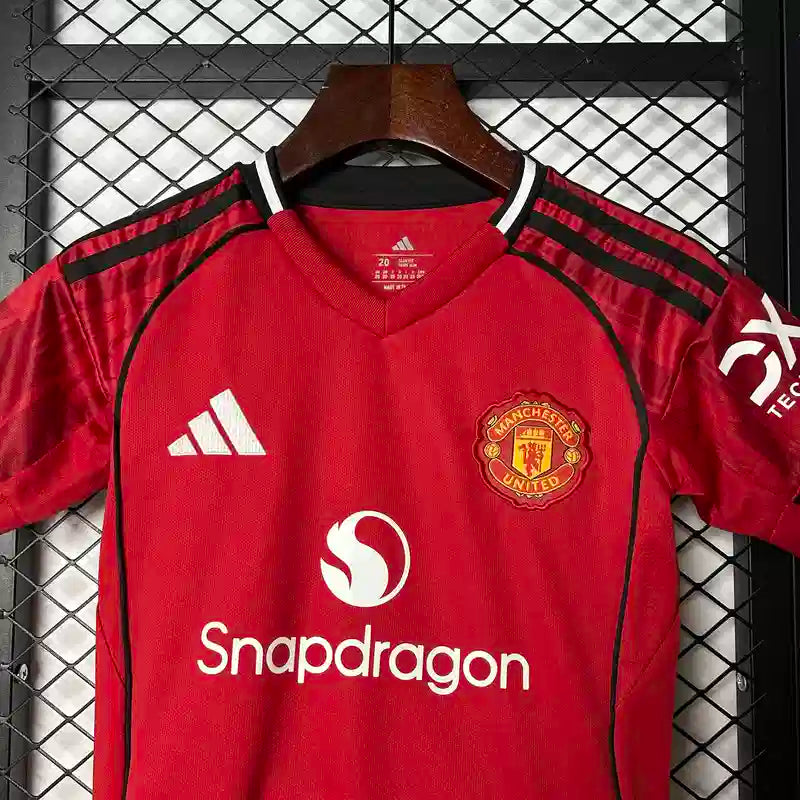 Camiseta + Short Manchester United 25/26 Niños