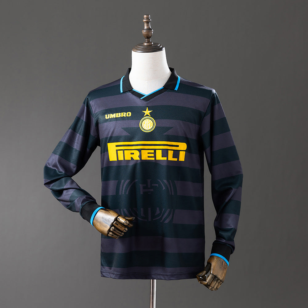 Camiseta Inter Tercera 1997/98 Manga Larga Adultos