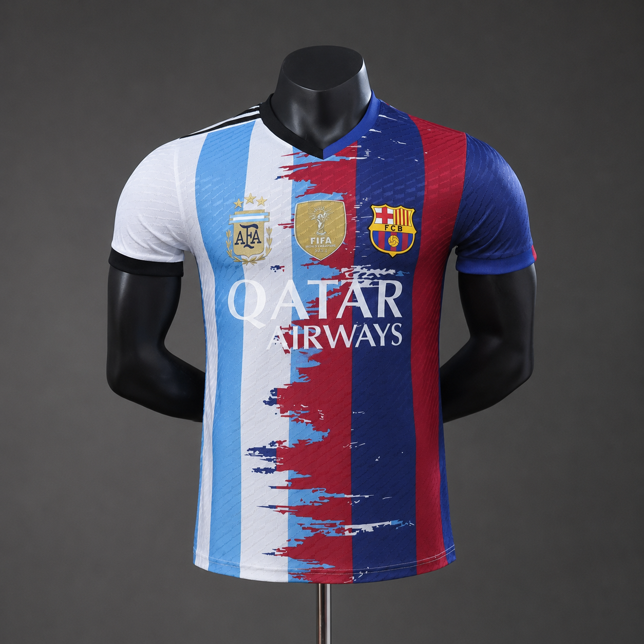 Camiseta Argentina Barcelona Edición Especial MESSI [PLAYER VERSION]