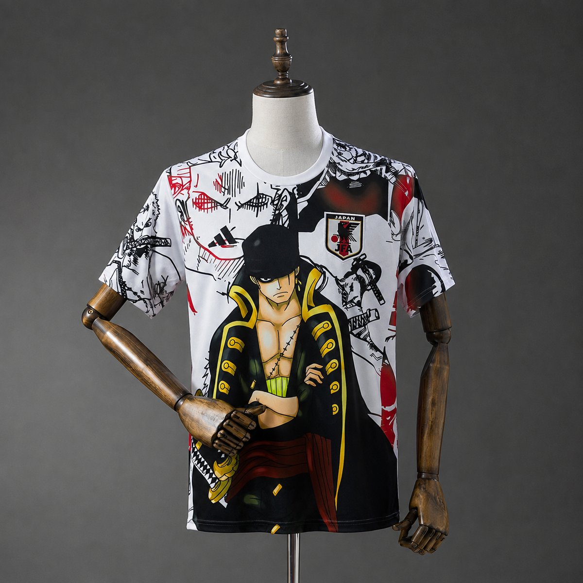 Camiseta Japón Edición Especial One Piece Roronoa Zoro Samurai Adultos