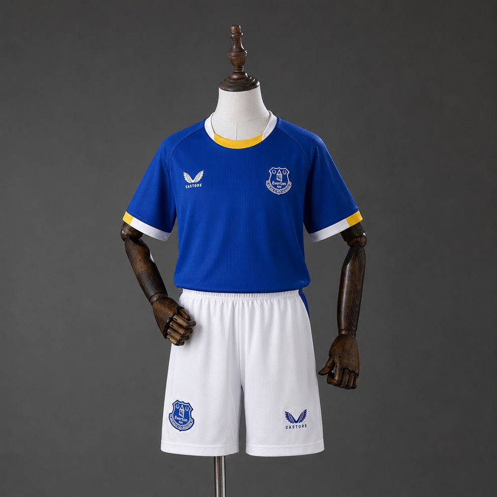 Camiseta + Short Everton Local 26/27 Niños