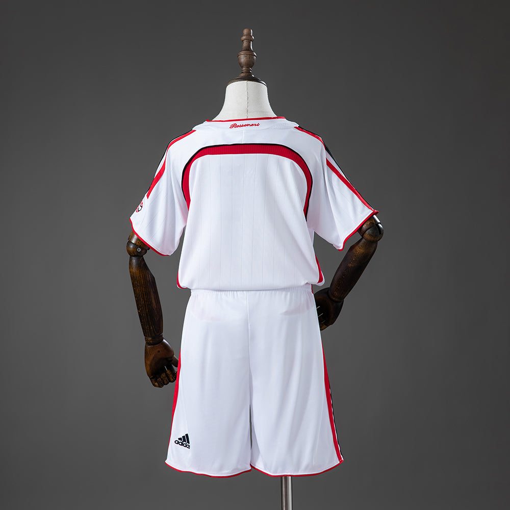 Camiseta + Short Milan Visitante 06/07 Retro Niños