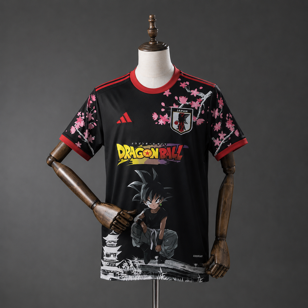 Camiseta Japón Edición Especial Dragon Ball Gokú Sakura Adultos