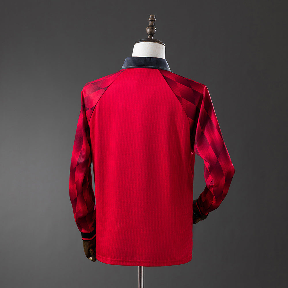 Camiseta Manchester United Local Manga Larga 1996/97 Adultos