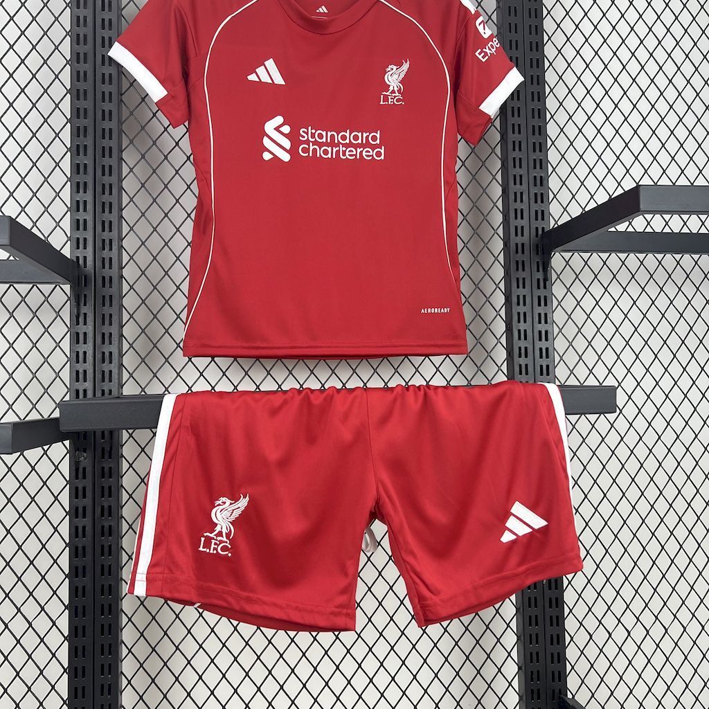 Camiseta + Short Liverpool 25/26 Niños