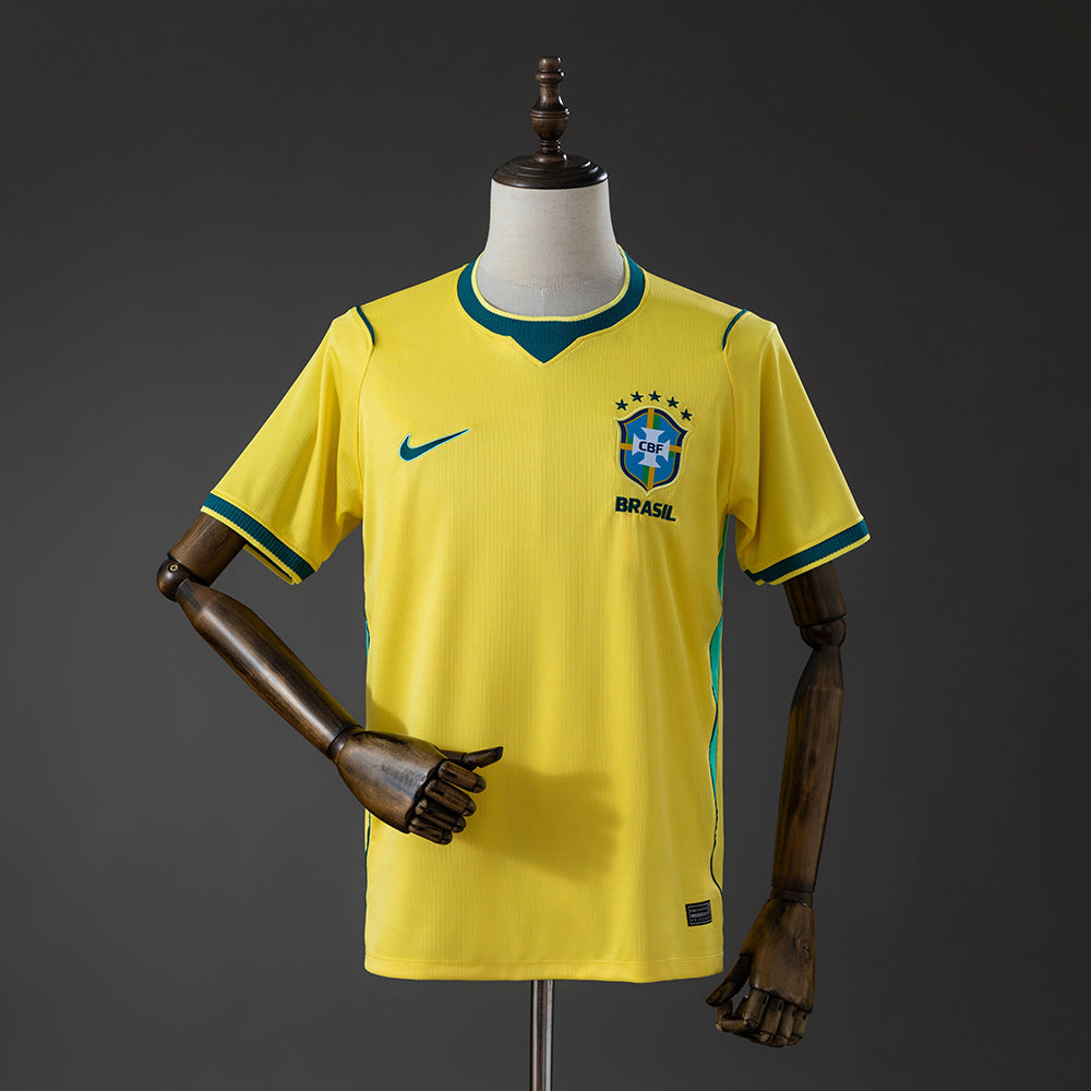 スポーツ O702 FCBarcelonacampions SECOND #TRIPL3T Camiseta Brasil Local 25/26 Adultos – Camarín del Abuelo