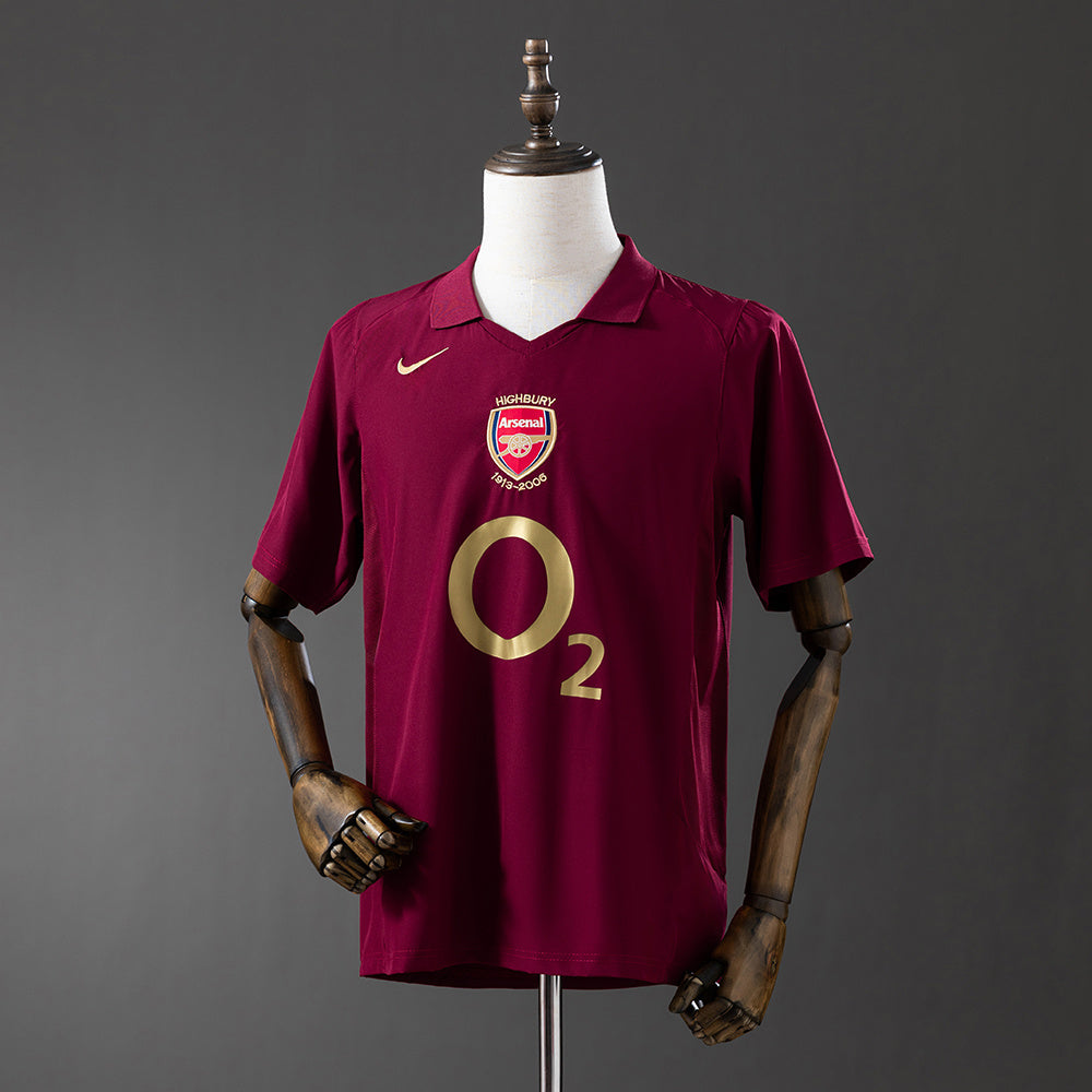 Camiseta Arsenal Local 2005/06 Adultos