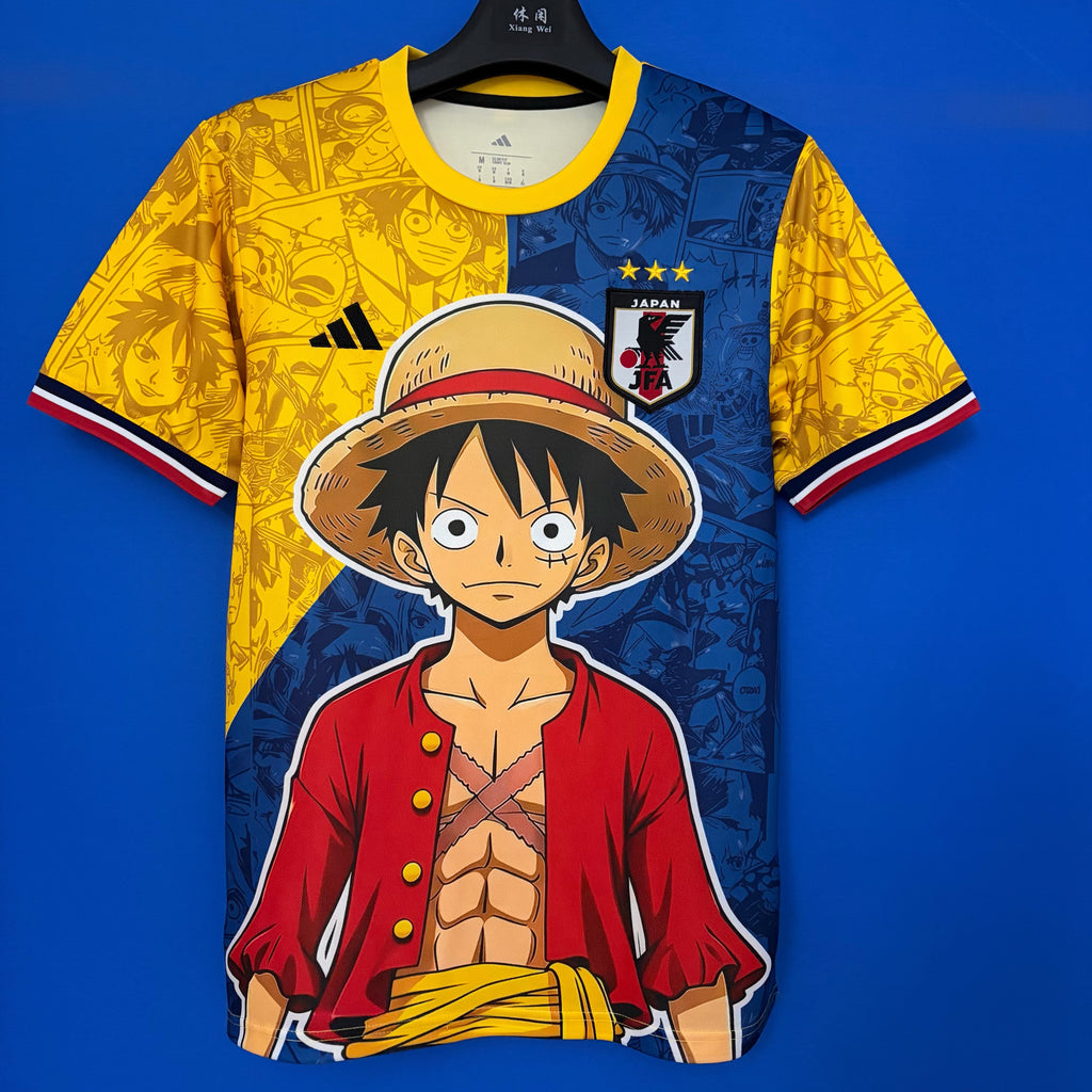 Camiseta Japón Edición Especial One Piece Luffy Sol Naciente Adultos