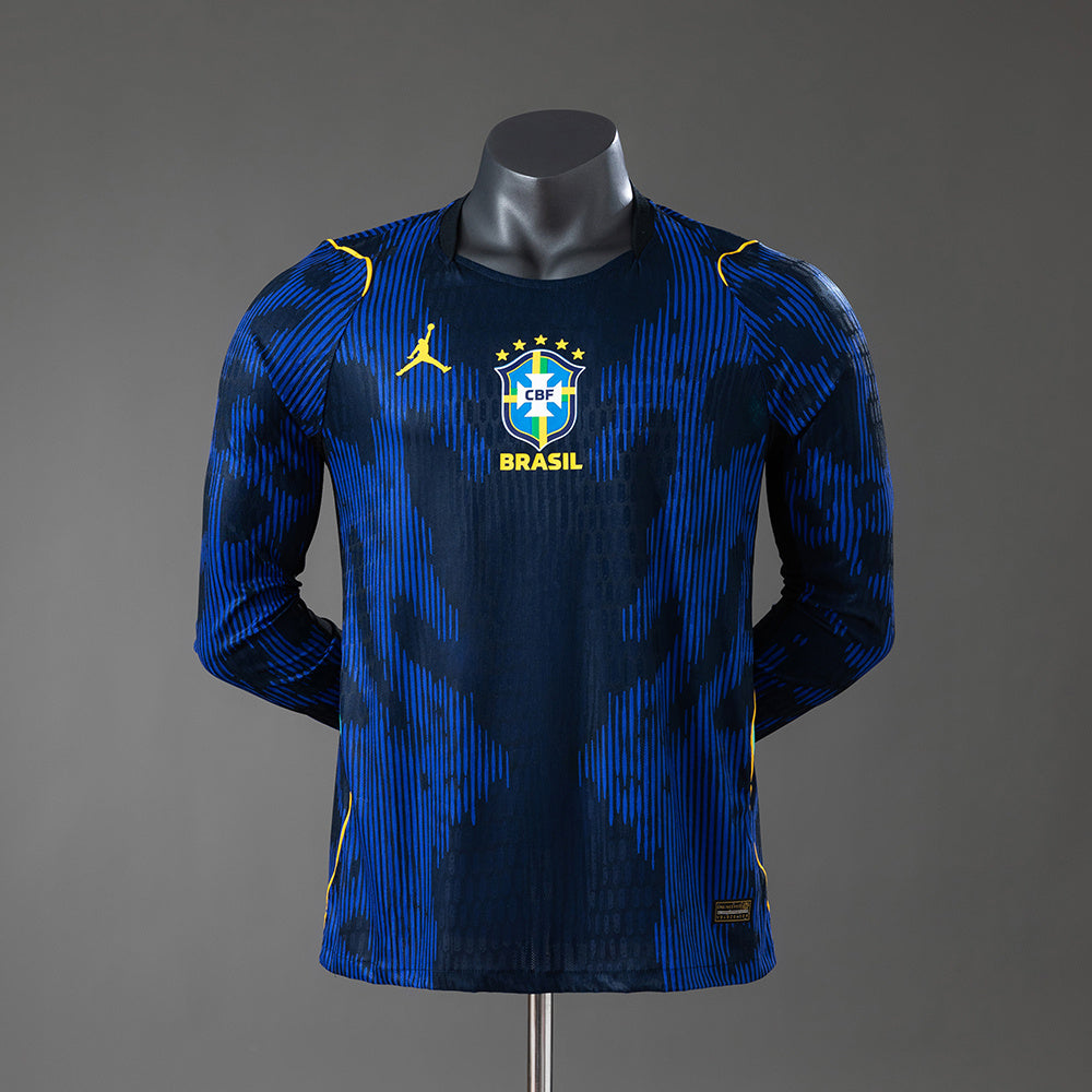 Camiseta Brasil Visitante 26/27 Adultos Manga Larga [PLAYER VESION]