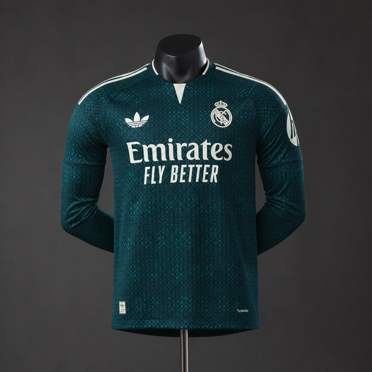 Camiseta Real Madrid Visitante Manga Larga 26/27 Adultos [PLAYER VERSION]