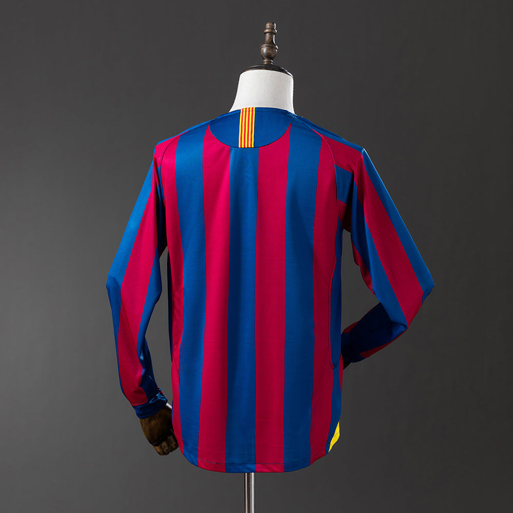 Camiseta Barcelona 2005/06 Local Adultos Manga Larga