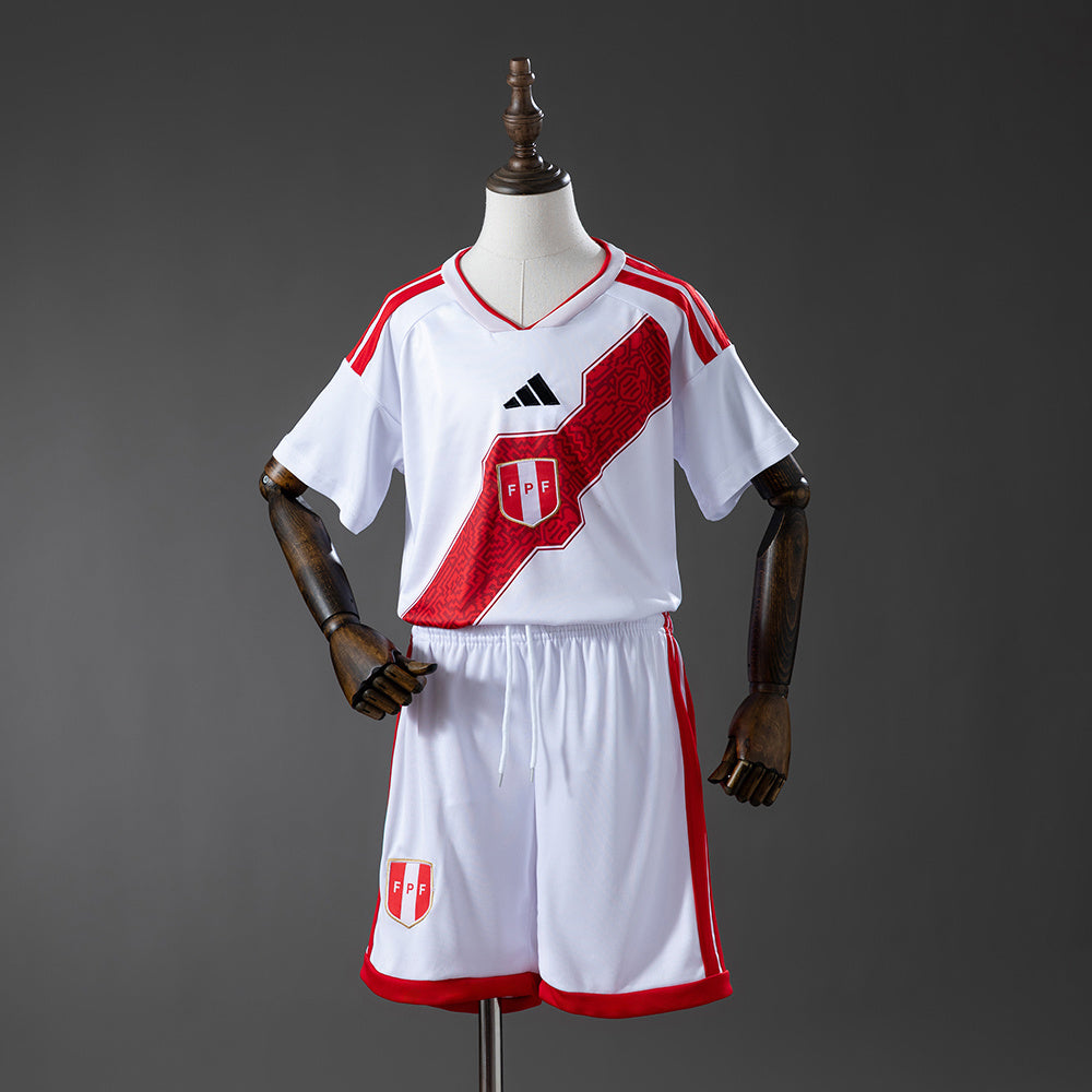 Camiseta + Short Perú Local 26/27 Niños