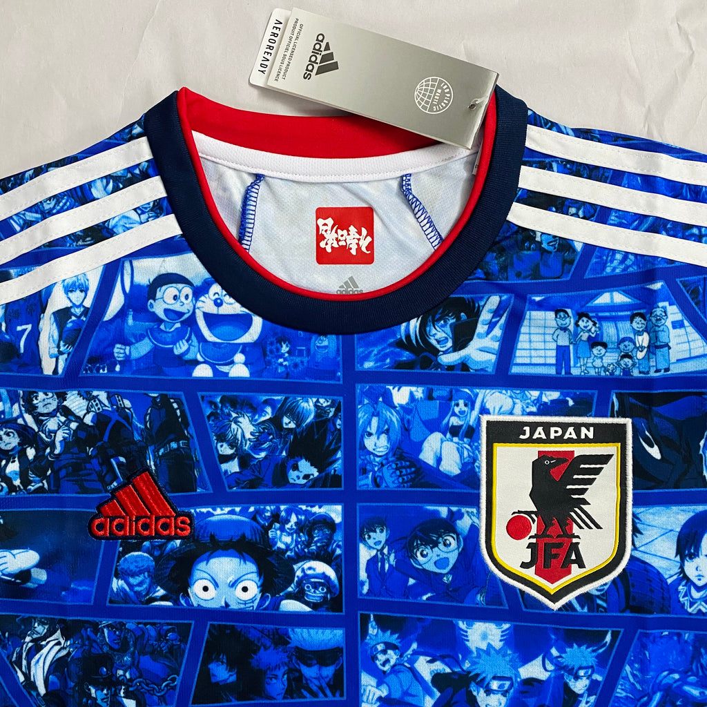 Camiseta Japón Edición Especial Anime Legends Manga Azul Adultos