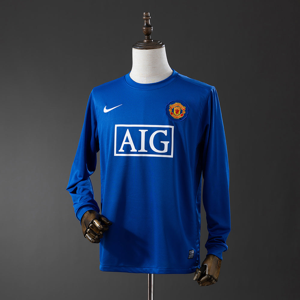 Camiseta Manchester United 08/09 Adultos Manga Larga