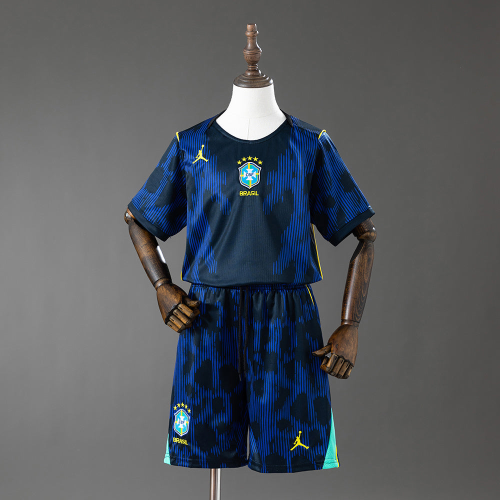 Camiseta + Short Brasil Visitante 26/27 Niños