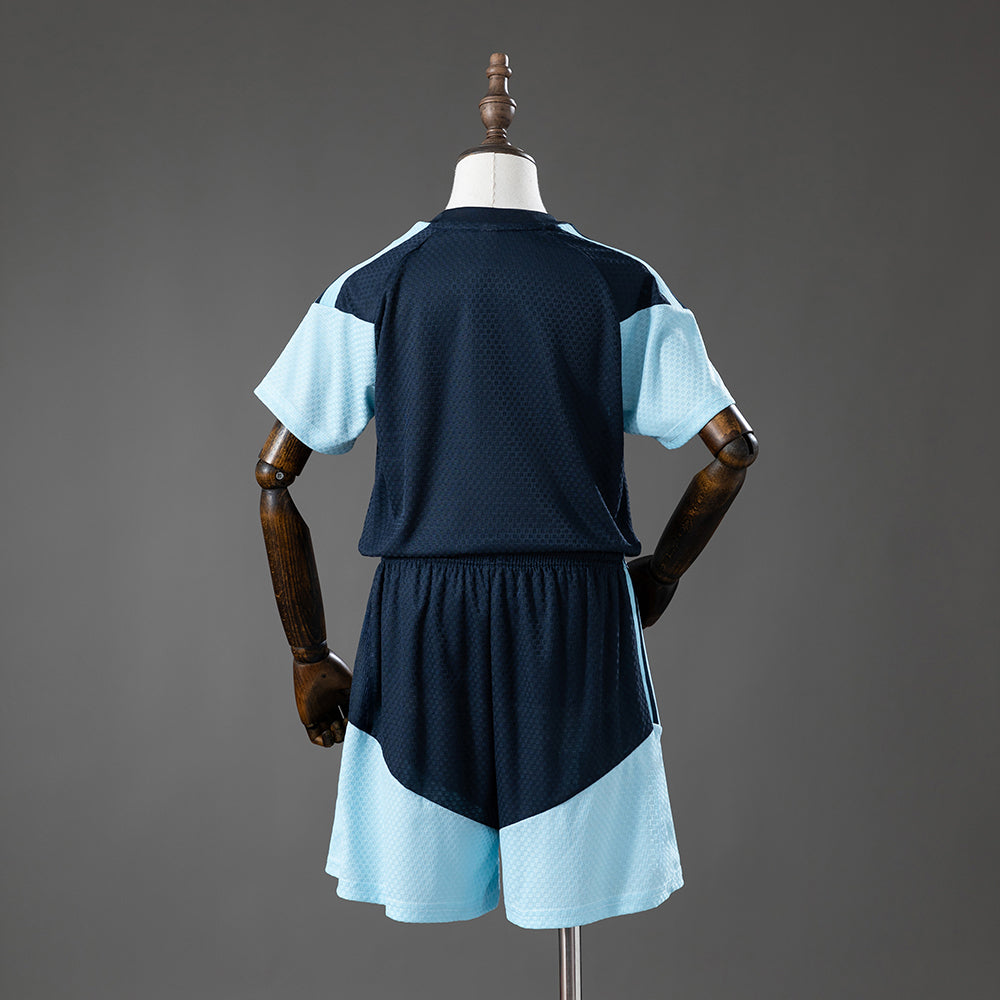 Camiseta + Short Argentina Entrenamiento Azul 26/27 Niños