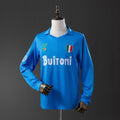 Camiseta Napoli Local Manga Larga 1987/88 Adultos