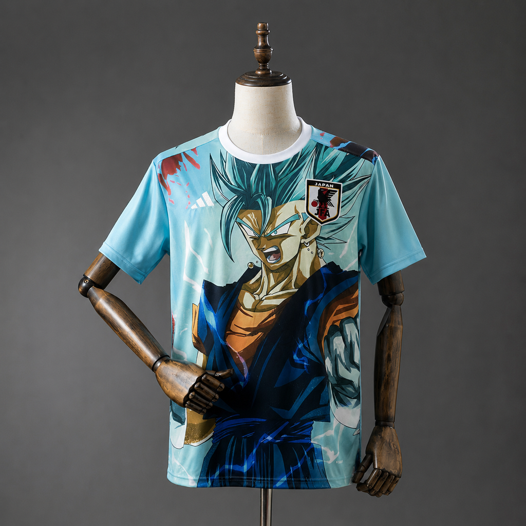 Camiseta Japón Edición Especial Dragon Ball Gokú Super Saiyajin Blue Adultos
