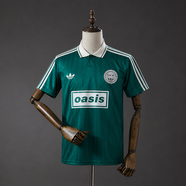 Camiseta Oasis Band Retro Green Adultos