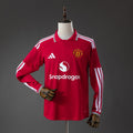 Camiseta Manchester United Local Manga Larga 26/27 Adultos