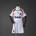 Camiseta + Short Milan Visitante 06/07 Retro Niños