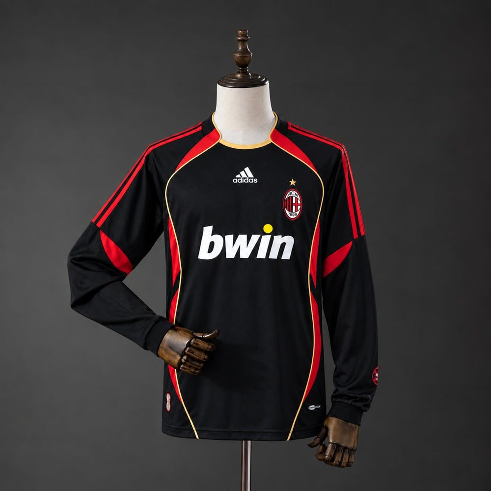 Camiseta AC Milan 2006/2007 Tercera Manga Larga Adultos