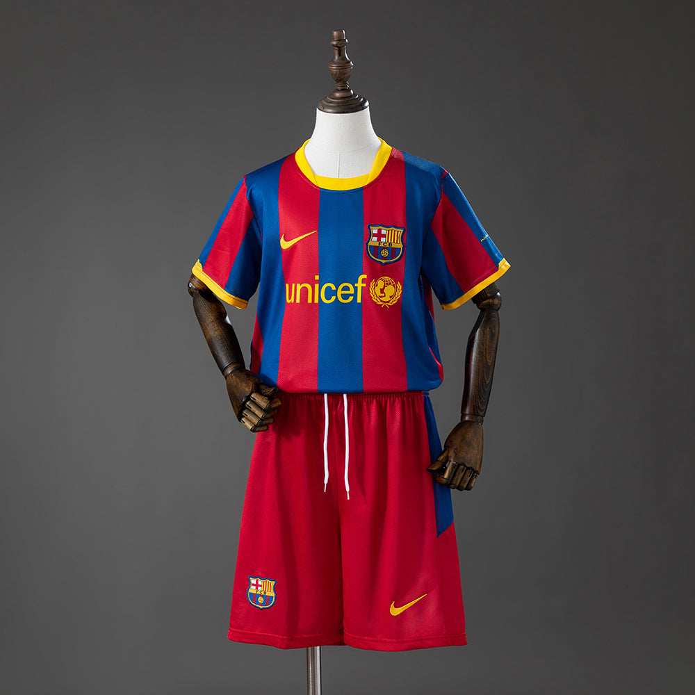 Camiseta + Short FC Barcelona 2010/11 Niños
