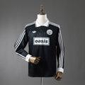 Camiseta Oasis Band Jacquard Striped Black Manga Larga Adultos