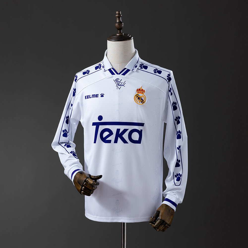 Camiseta Real Madrid Manga Larga 94/96 Local Adultos