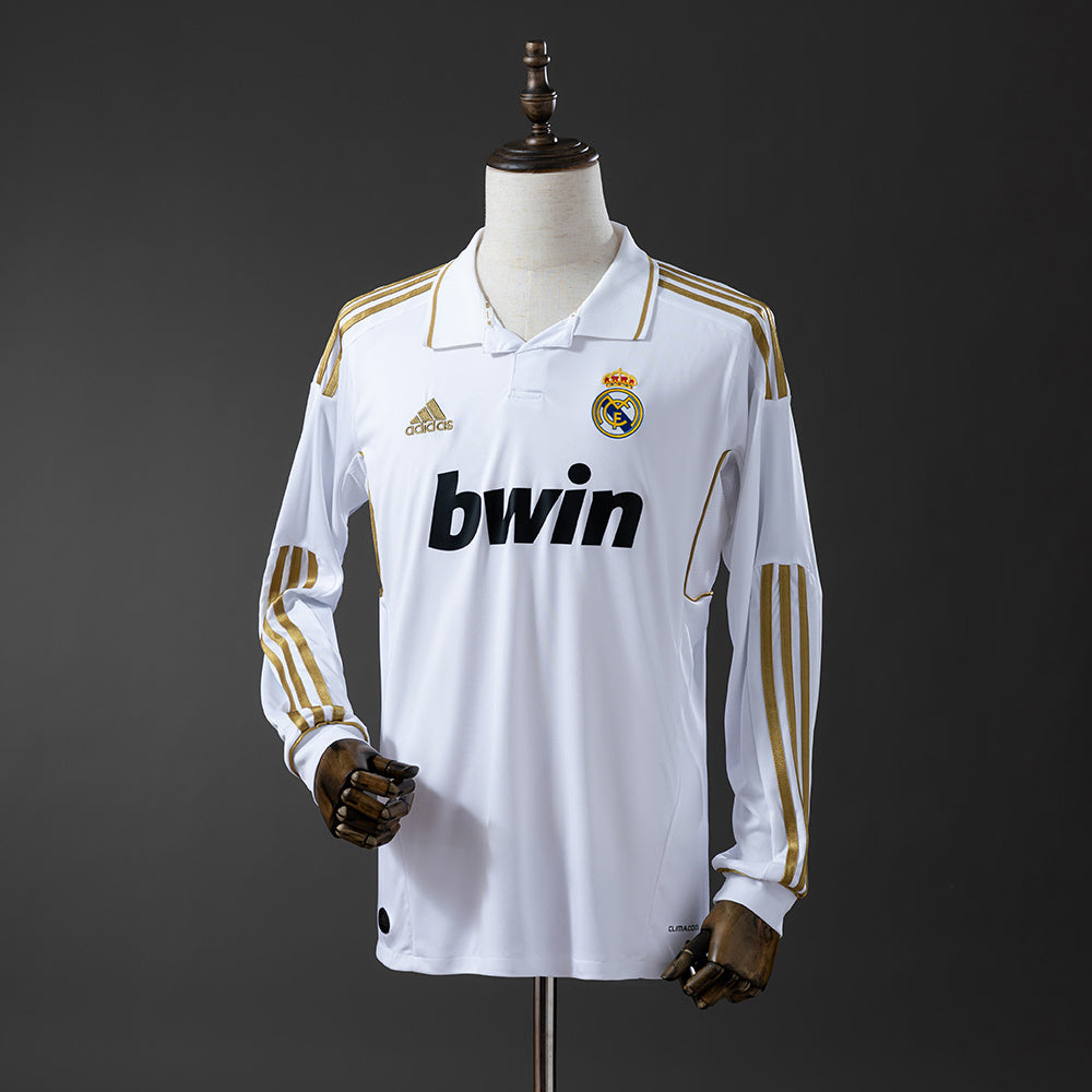 Camiseta Real Madrid 11/12 Local Manga Larga Adultos