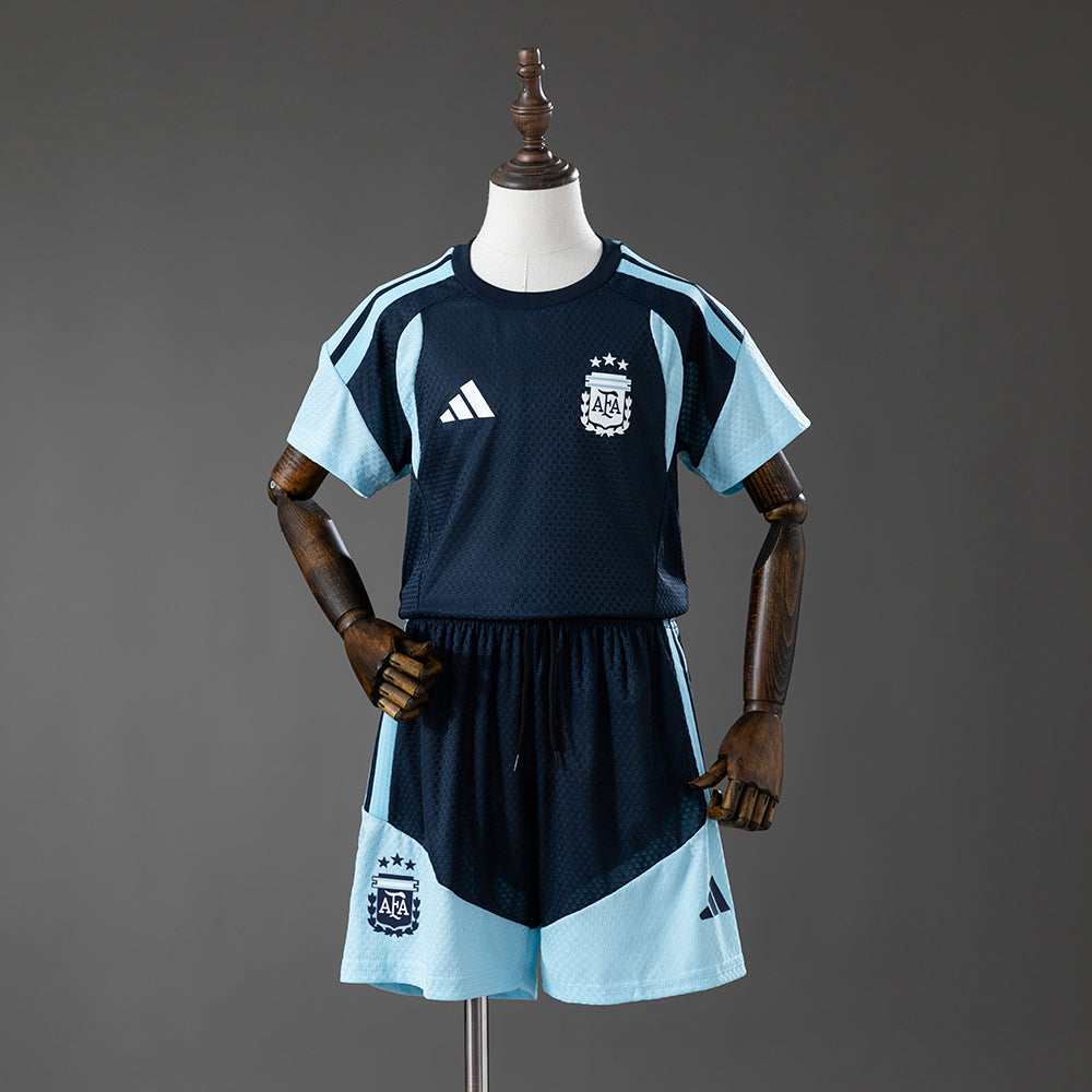 Camiseta + Short Argentina Entrenamiento Azul 26/27 Niños