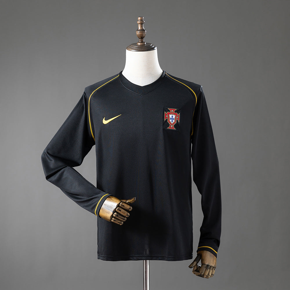 Camiseta Portugal Visitante Manga Larga 2006 Adultos