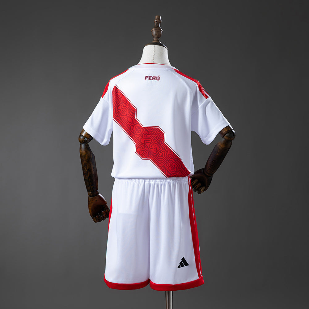 Camiseta + Short Perú Local 26/27 Niños