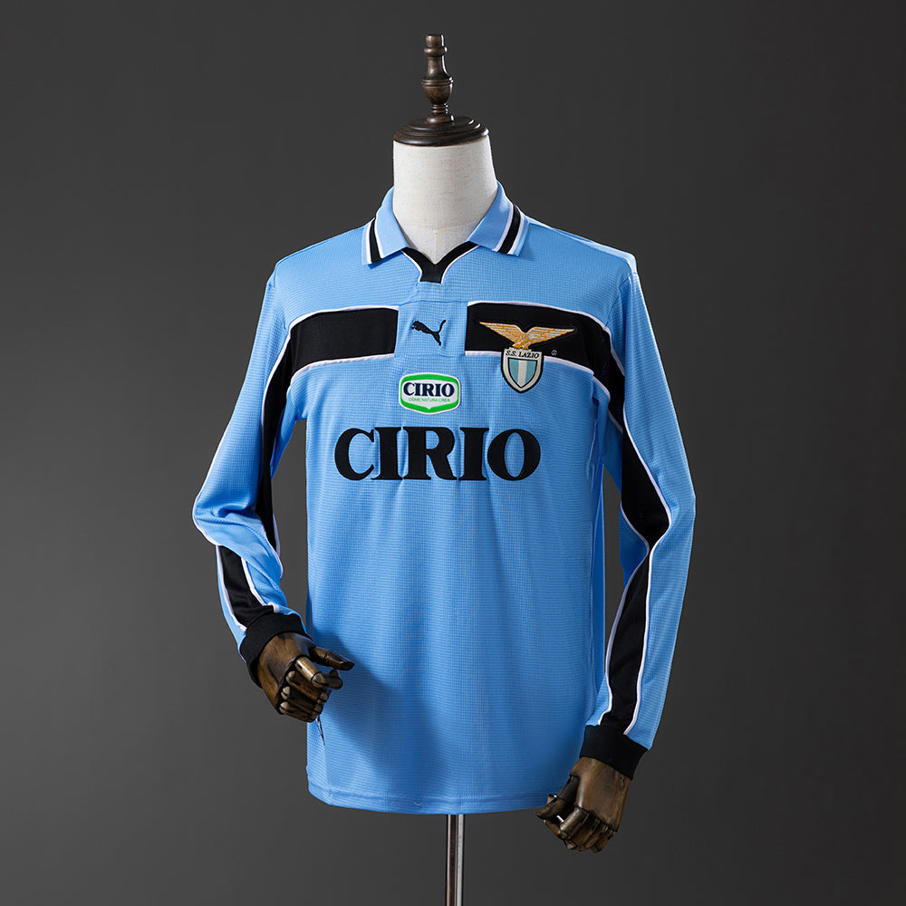 Camiseta Lazio 99/00 Visitante Adultos Manga Larga