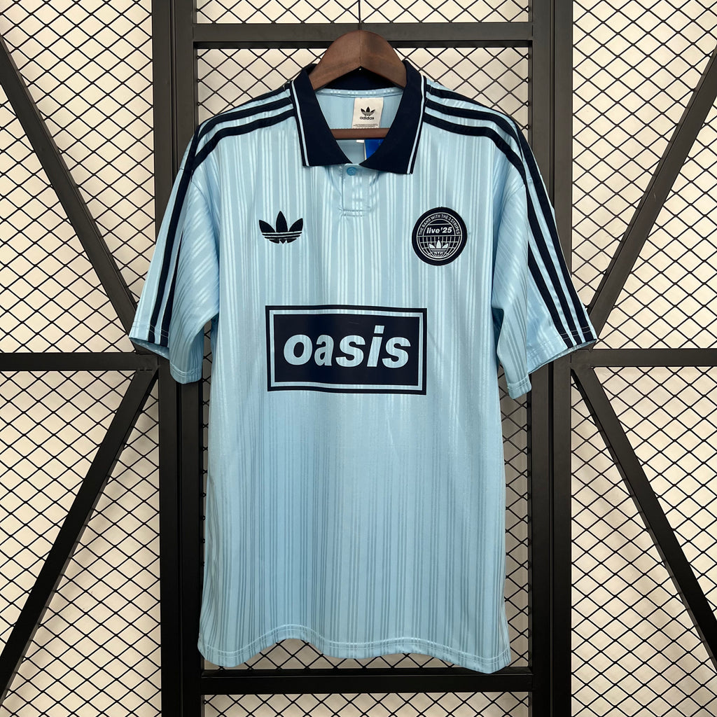 Camiseta Oasis Band Retro Blue V. 2025 Adultos