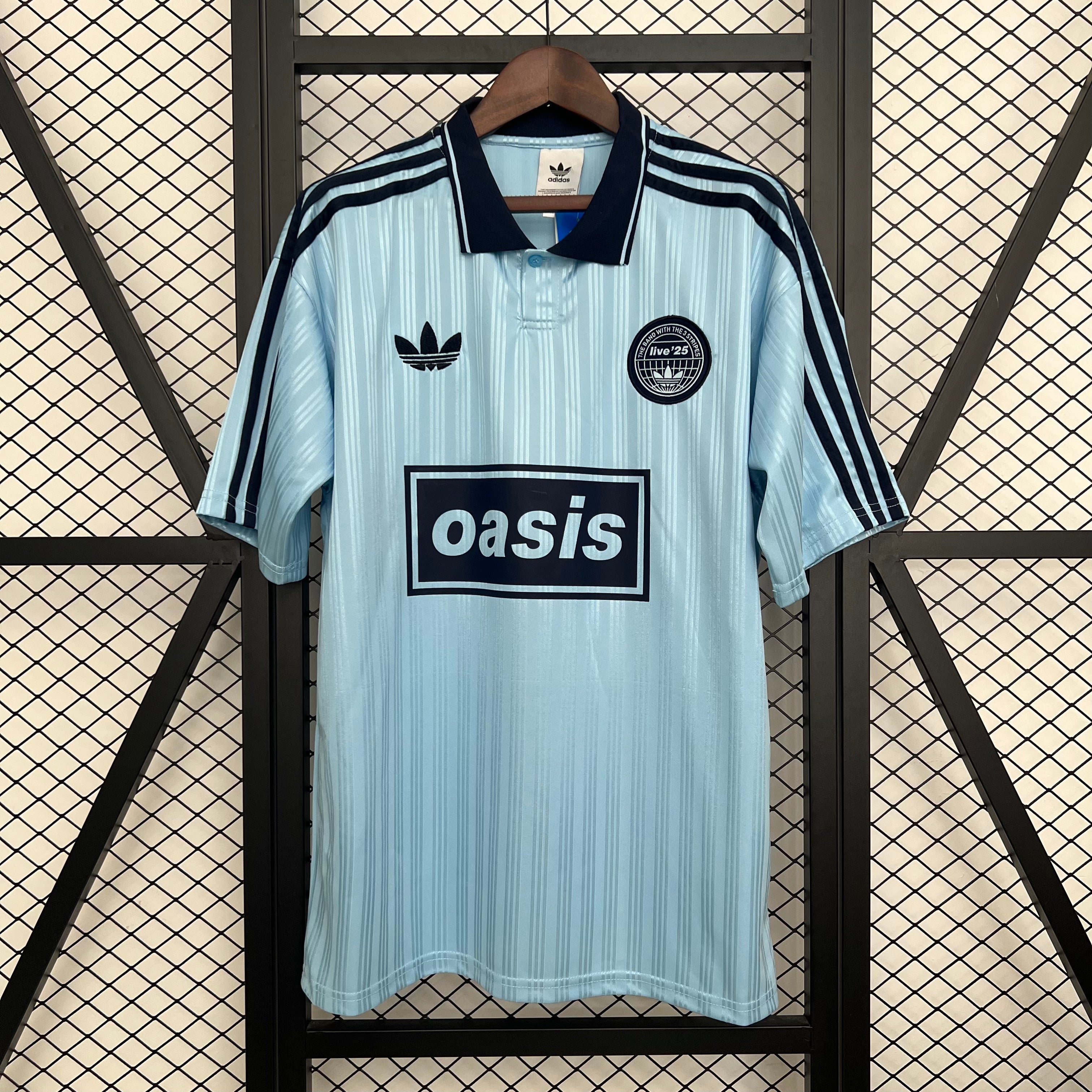 Camiseta Oasis Band Retro Blue V. 2025 Adultos